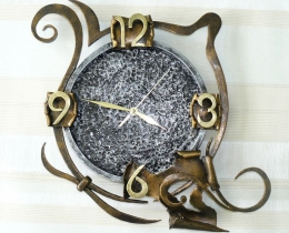 Кованые часы в Воронеже 