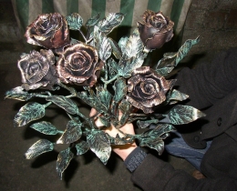 Кованые цветы в Воронеже