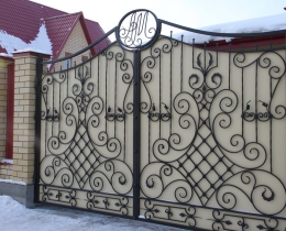 Кованые ворота в Воронеже 