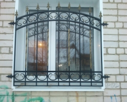 Кованые оконные решетки в Воронеже